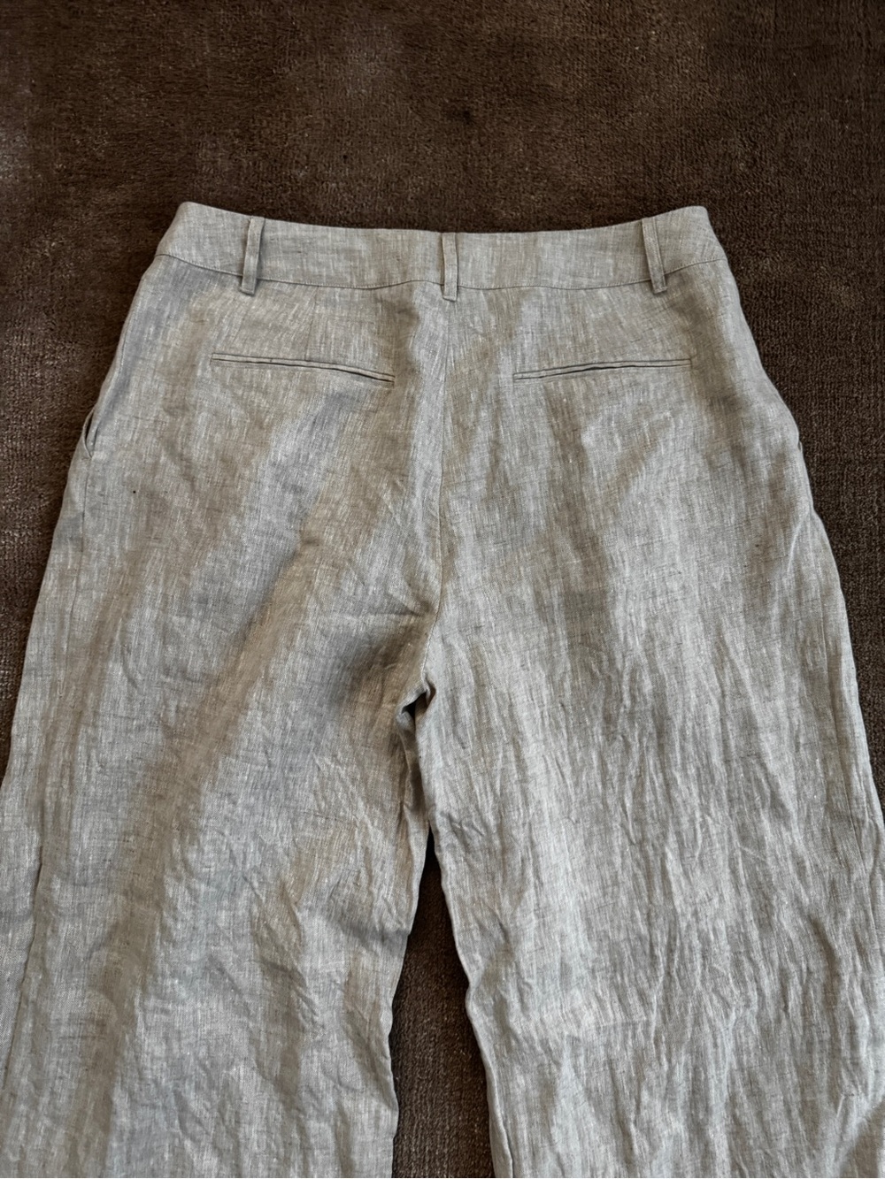 Reformation Alex Linen Mid Rise Pant - Picture 11 of 13